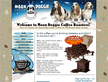 Tablet Screenshot of moondoggiecoffee.com